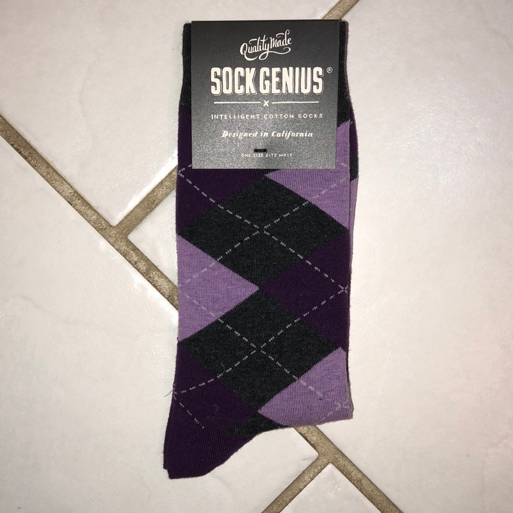Purple pattern Sock Genius Socks